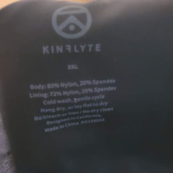 Kinflyte black bra. 3xl Rise Bra - Max Support - Picture 3 of 3